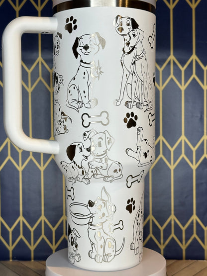 101 Dalmatians Themed Engraved Tumbler - Stanley Quencher 30/40oz