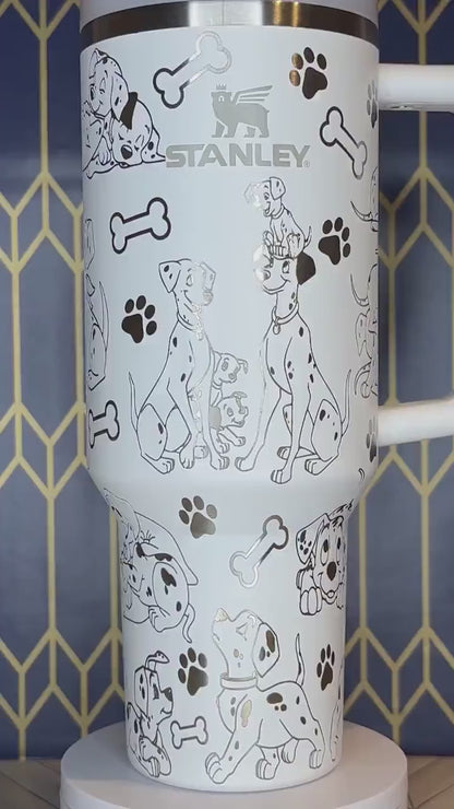 101 Dalmatians Themed Engraved Tumbler - Stanley Quencher 30/40oz