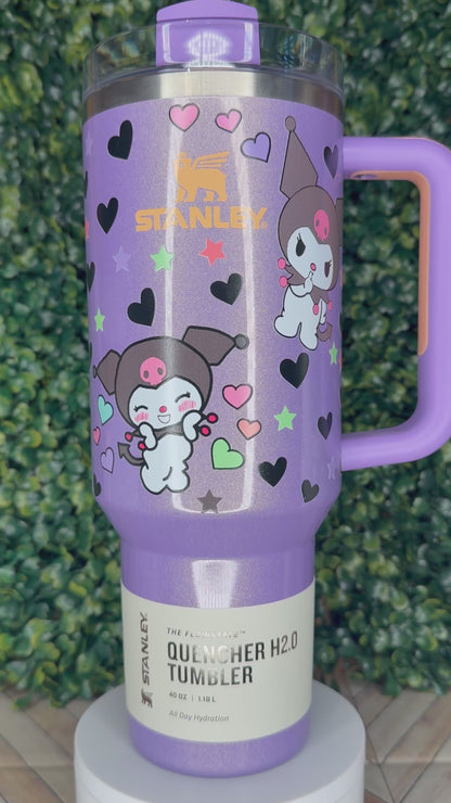 Kuromi UV DTF Tumbler - Stanley Quencher 30/40oz