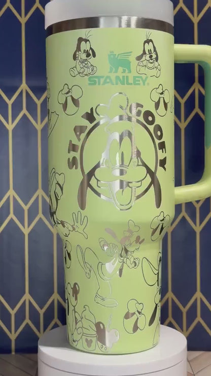 Disney Goofy Engraved Tumbler - FrostBuddy Thicc and ToGo Buddy