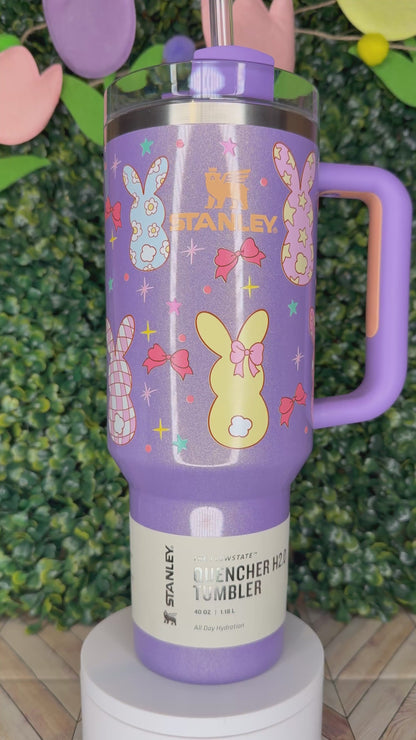 Bunny Tails & Bows - Stanley Quencher 30/40oz