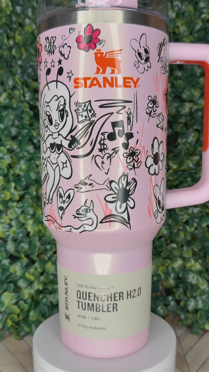 Bichota Season UV DTF Tumbler – Karol G - Stanley Quencher 30/40oz