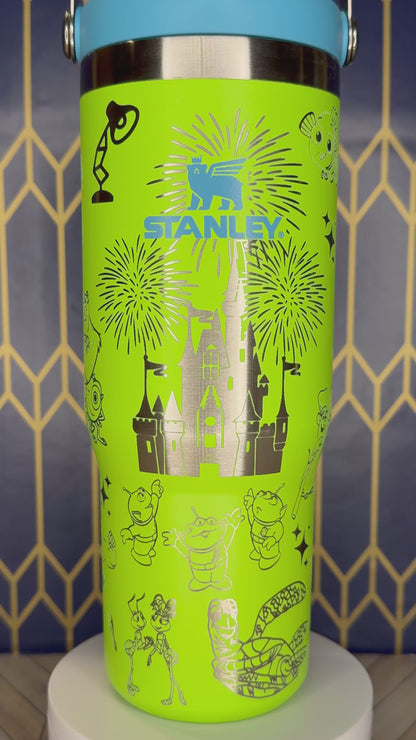 Disney/Pixar Engraved Tumbler - Stanley IceFlow 30oz Flip Straw