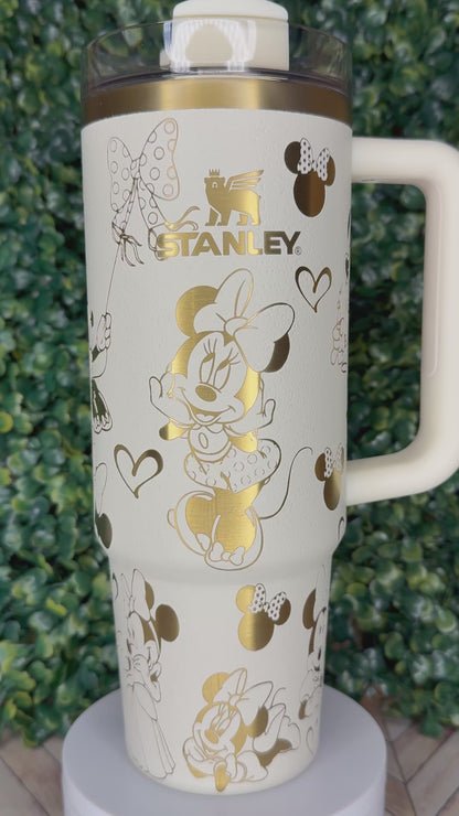 Minnie Magic Engraved Tumbler - Stanley Quencher 30/40oz