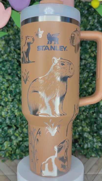 Chillin' with Capybaras - Stanley Quencher 30/40oz