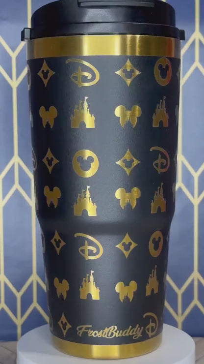 Disney Emblems Tumbler - Magical Icons Grid - FrostBuddy Thicc and ToGo Buddy