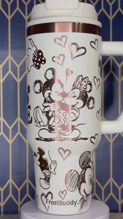 Disney Love Tumbler - Mickey and Minnie - FrostBuddy Thicc and ToGo Buddy