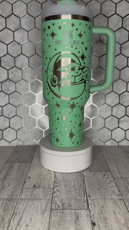 Adorable Baby Yoda - Stanley Quencher 30/40oz