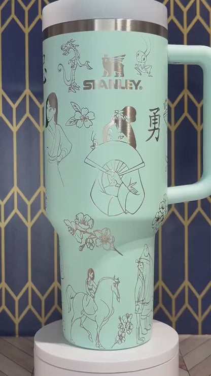 Mulan Engraved Tumbler - FrostBuddy Thicc and ToGo Buddy