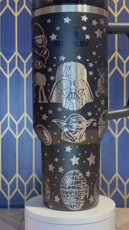 Star Wars Themed Insulated Tumbler - Stanley Quencher 30/40oz