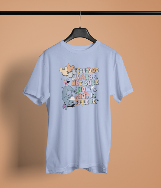 Could Be Worse Tee – Retro Pastel Eeyore Shirt