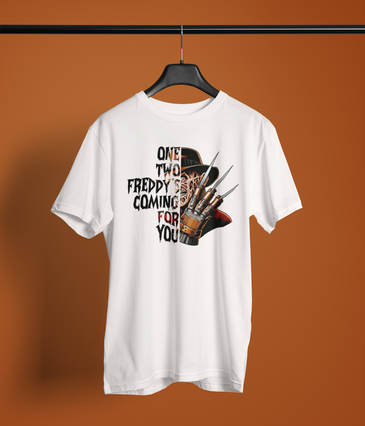 Freddy Krueger Nightmare Shirt | Horror Movie Graphic Tee | Halloween Slasher Villain Shirt
