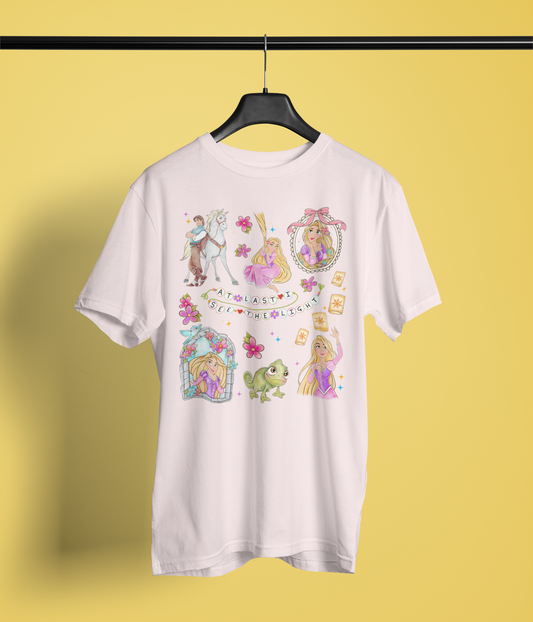 At Last I See the Light Shirt – Lanterns, Love & Long Hair Vibes